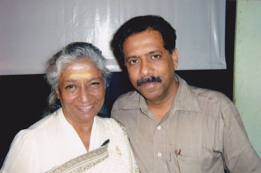 With S. Janaki With S. Janaki